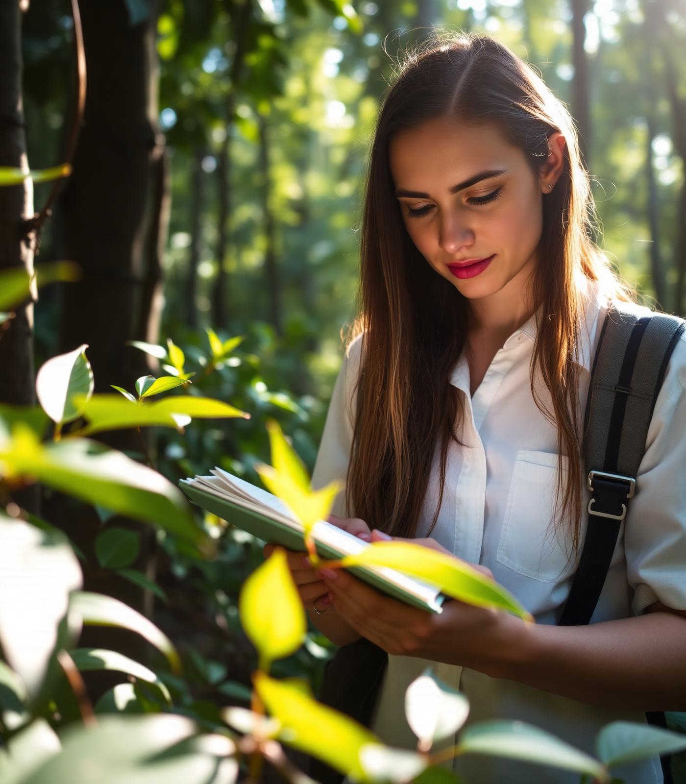 Investigadora en campo